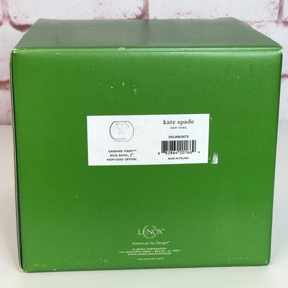 KATE SPADE NY 7.5x 6.75 x 7.5 inches Green & Turquoise Square Storage EMPTY Box - Picture 6 of 15